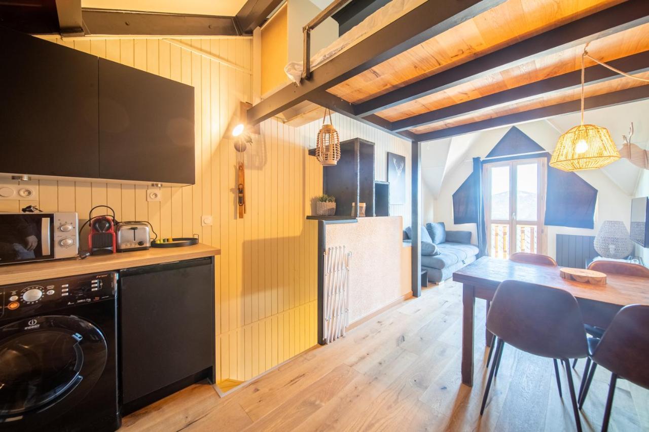 Le Cerf - Duplex Avec Superbe Vue Montagne Leilighet Les Angles  Eksteriør bilde