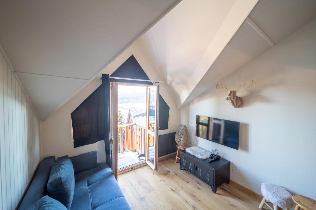 Le Cerf - Duplex Avec Superbe Vue Montagne Leilighet Les Angles  Eksteriør bilde