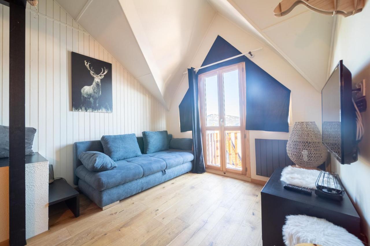 Le Cerf - Duplex Avec Superbe Vue Montagne Leilighet Les Angles  Eksteriør bilde